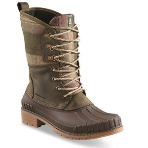 Kamik Women's Sienna 2 Waterproof Insulated Boots, Khaki, size 9, worn once